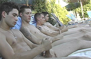 Poolside Circle Jerking